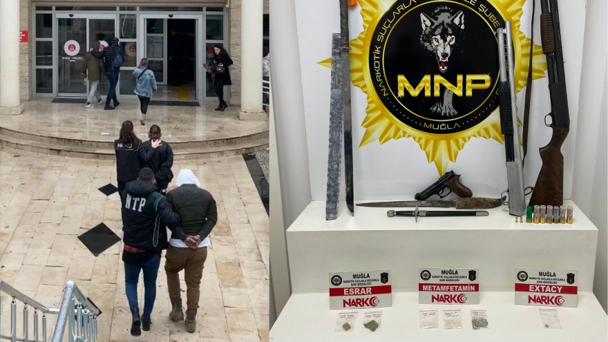 Kötekli'de uyuşturucu operasyonunda 2 zanlı tutuklandı