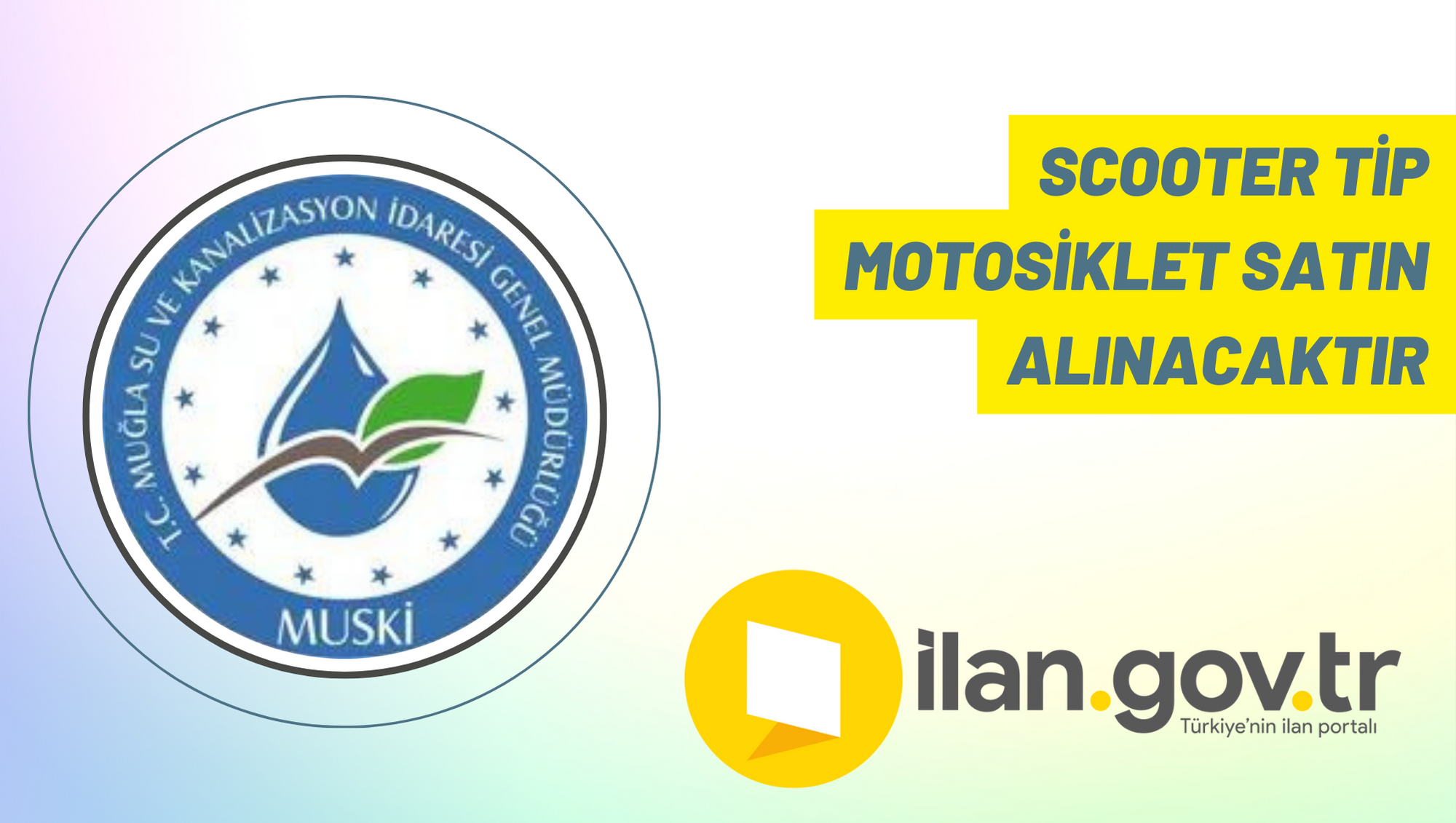 Scooter tip motosiklet satın alınacaktır