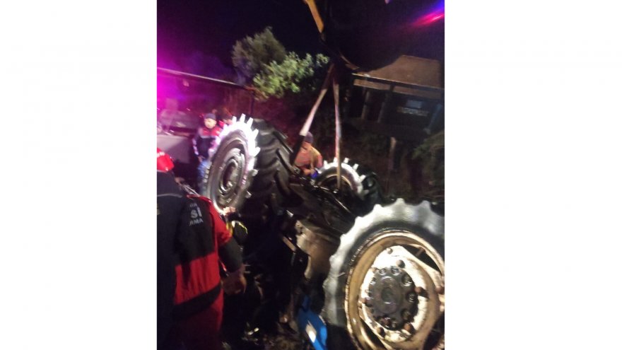 Datça’da traktör kazası:1 yaralı