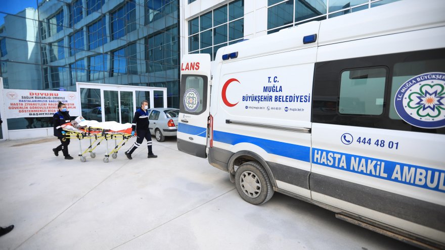 Muğla’da yapılan hasta naklinin yüzde 80’ini Büyükşehir Belediyesi gerçekleştirdi