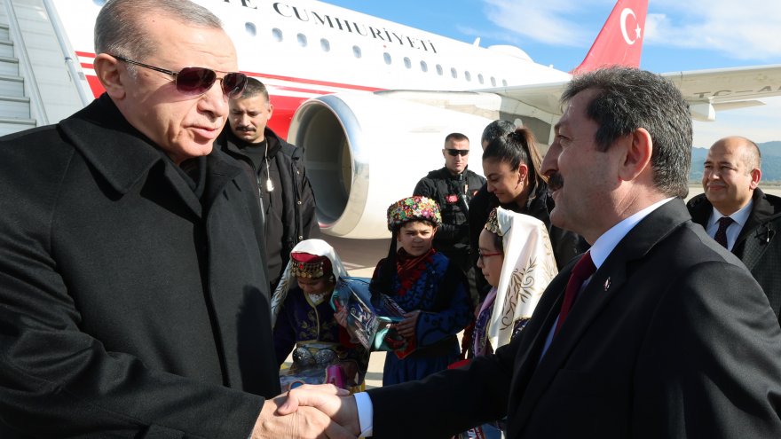 Cumhurbaşkanı Recep Tayyip Erdoğan Muğla'da