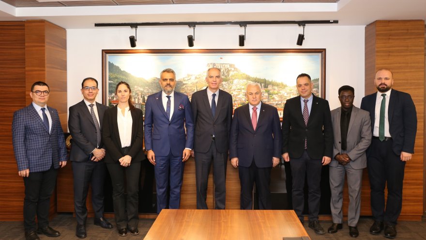 FRANSA BÜYÜKELÇİSİ  MAGRO MUTSO’YA ZİYARET ETTİ