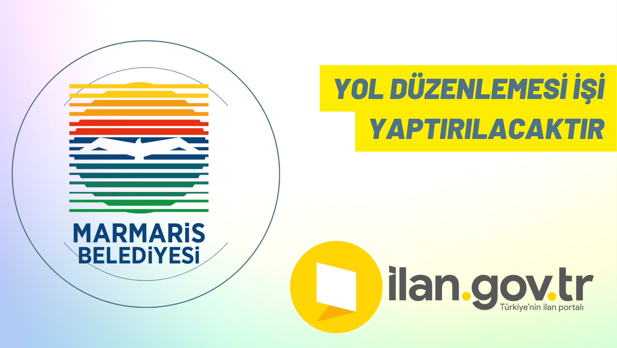 Yol düzenlemesi işi yaptırılacaktır