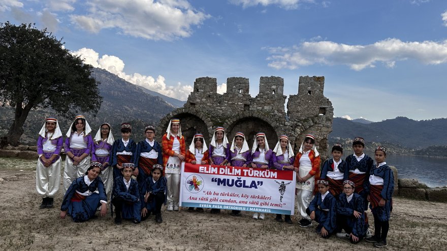 Öğrenciler Muğla türküsüne işaret diliyle klip çekti