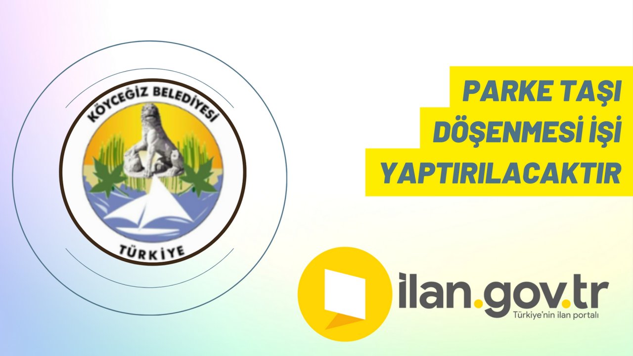 Parke taşı döşenmesi işi yaptırılacaktır