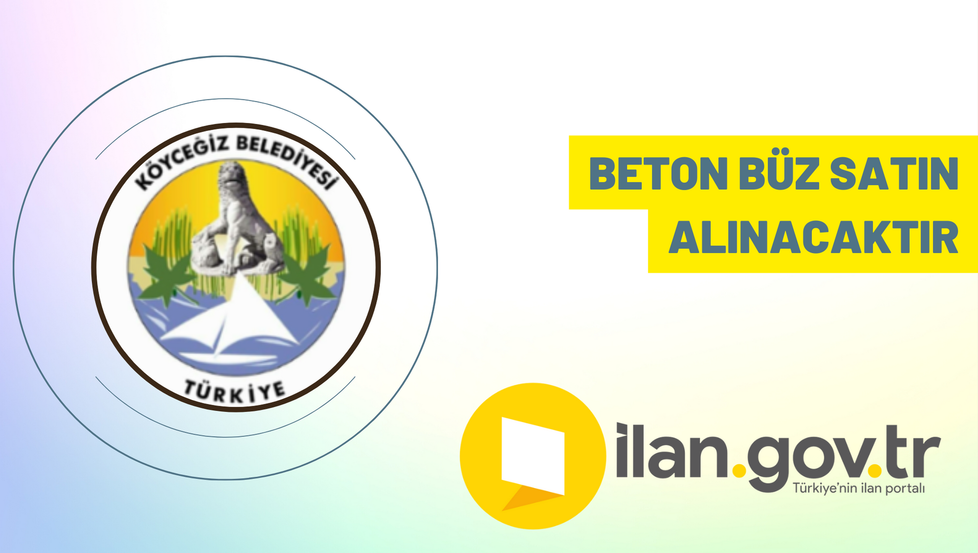 Beton büz satın alınacaktır