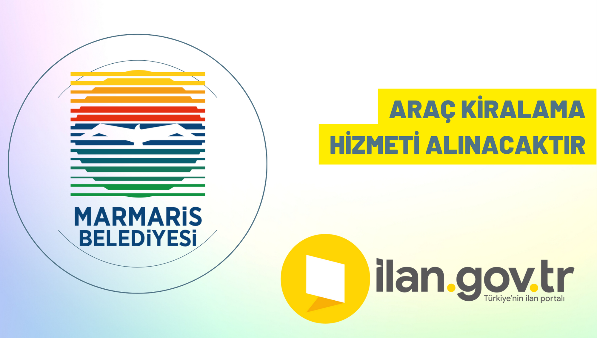 Araç kiralama hizmeti alınacaktır