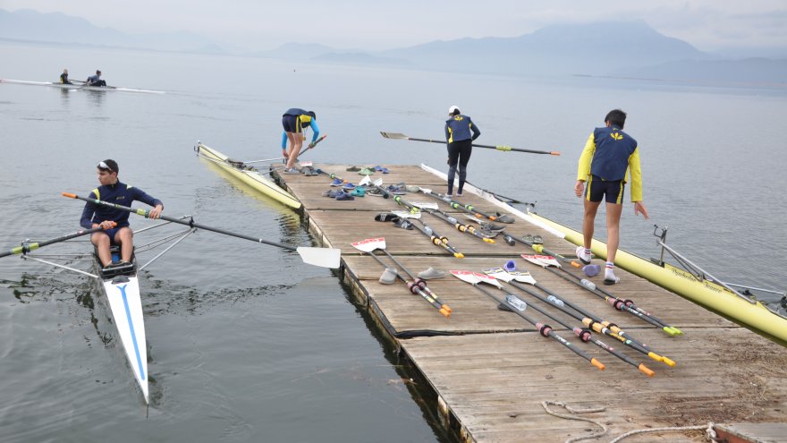 Akdeniz Kupası Kürek Yarışları, Köyceğiz Gölü'nde gerçekleştirildi