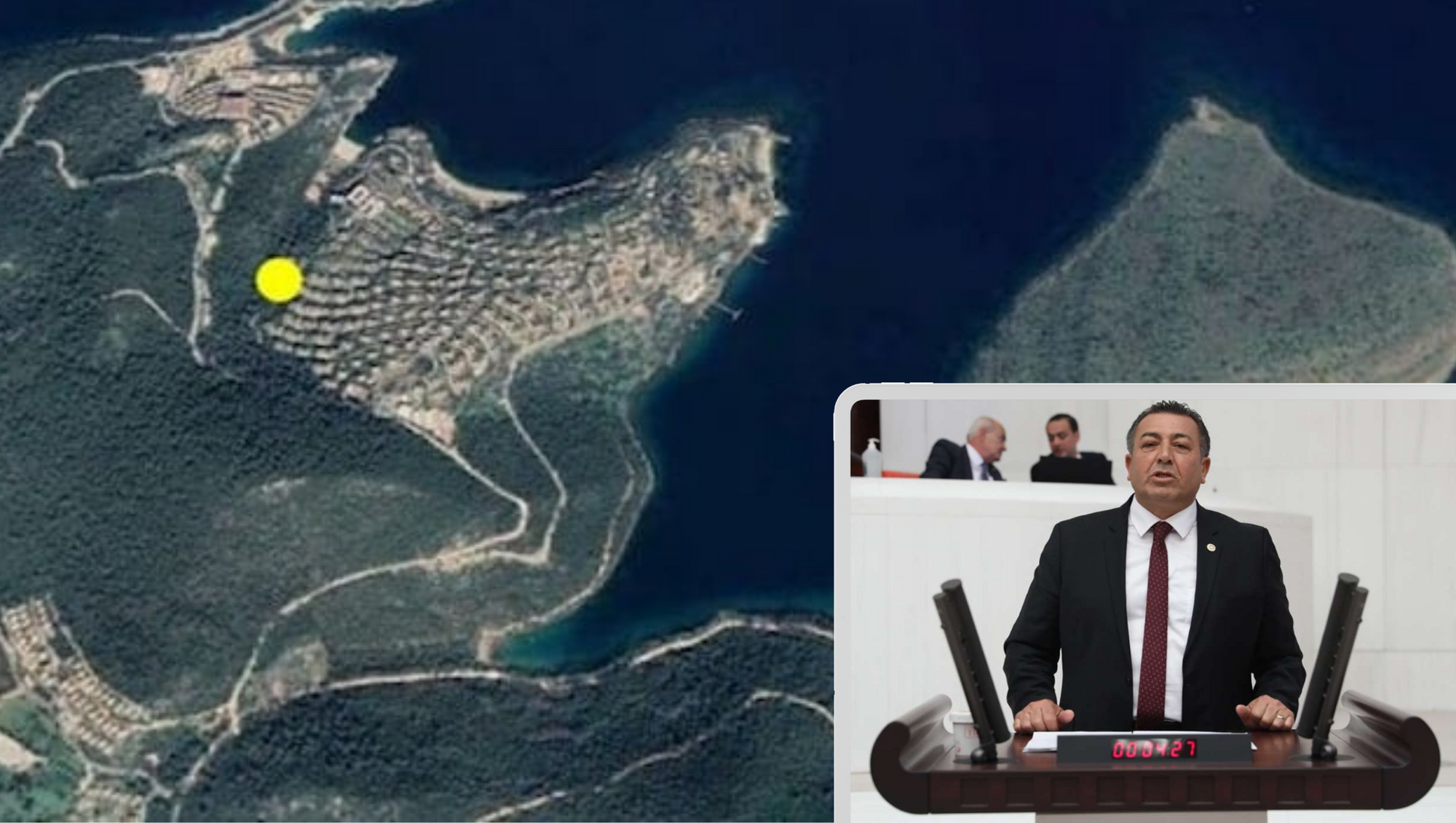 CHP’li Alban, 117 metrekarenin orman dışına çıkarılmasını Meclis gündemine taşıdı:  “117 metrekarelik arazinin sırrı ne?”