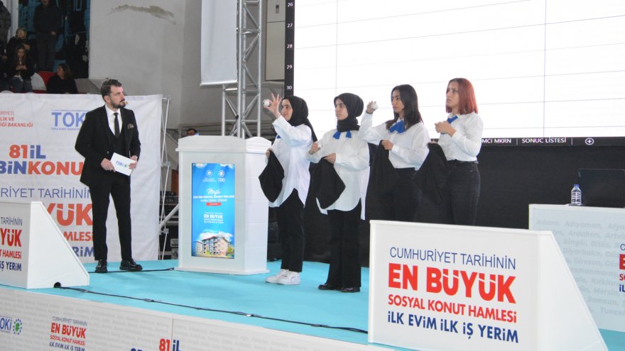 Muğla TOKİ kura sonuçları belli oldu