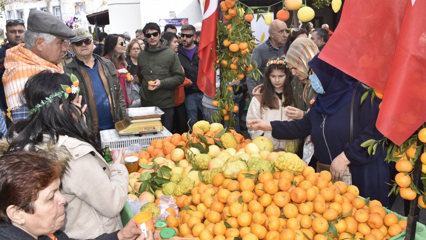 Bodrum'da Sadece Mandalin Festivali düzenlendi