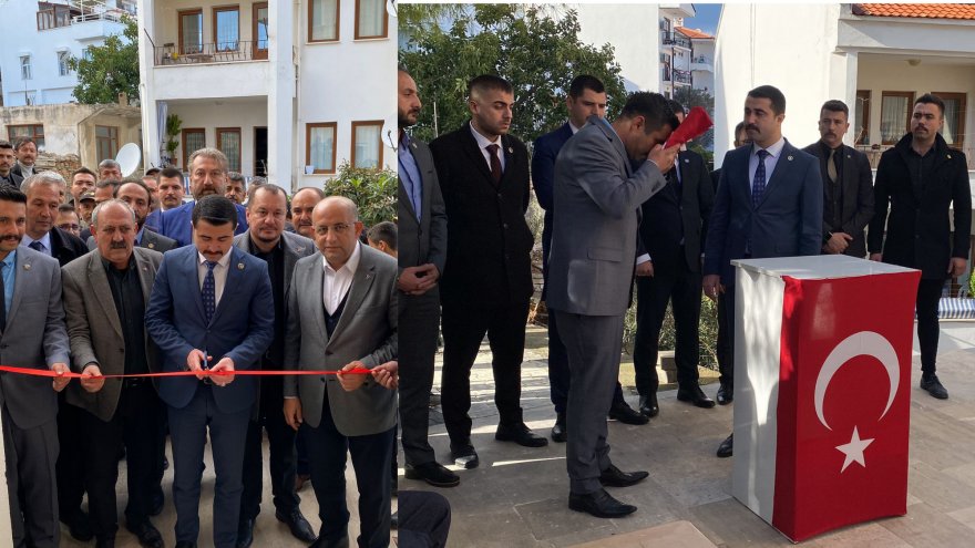 ÜLKÜ OCAKLARI DATÇA İLÇE BAŞKANLIĞI TÖRENLE AÇILDI
