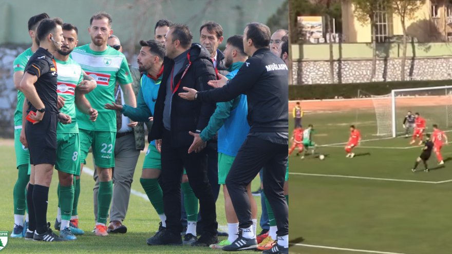 ERMAŞ MUĞLASPOR MAÇINI KATLEDEN HAKEM PENALTILARI GÖRMEDİ!