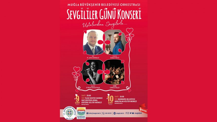 Büyükşehir’den Sevgililer Günü Konseri