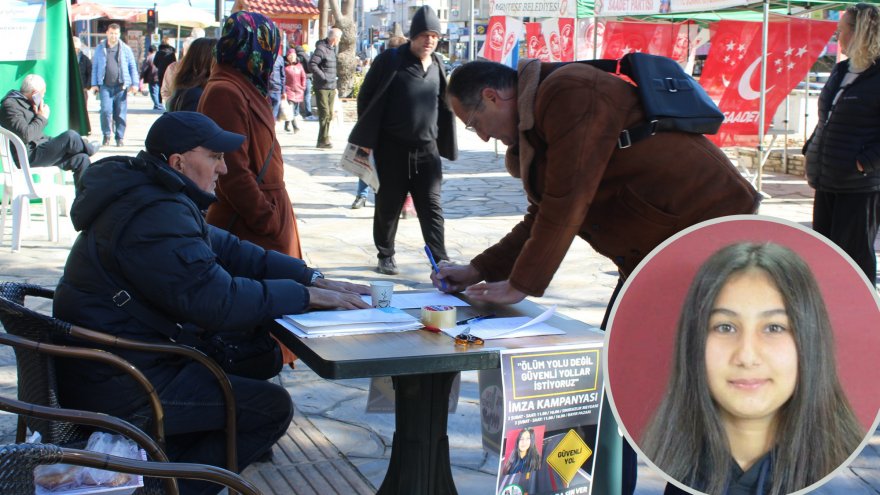 Liseli Sıla’nın can verdiği yolda önlem alınması için imza kampanyası başlatıldı