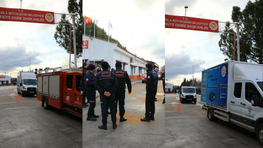 Muğla’dan deprem bölgesine arama kurtarma ekipleri yola çıktı