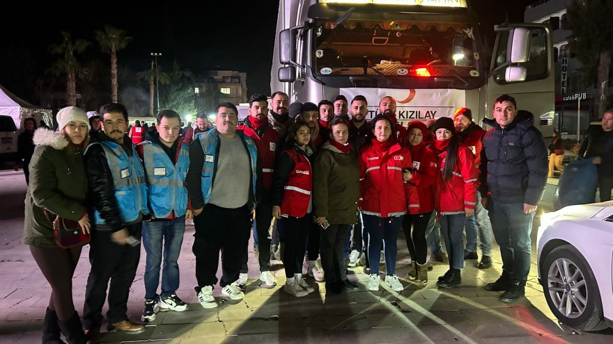İLK YARDIM TIRI MİLAS'TAN YOLA ÇIKTI