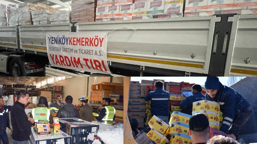 YK Enerji, deprem bölgesine arama kurtarma ekipleri ve iş makinaları gönderdi