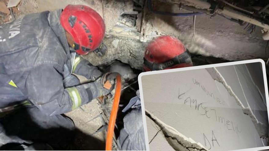Duvara 'umudunuzu kaybetmeyin' yazdı, 64 saat sonra 'ışığı' gördü