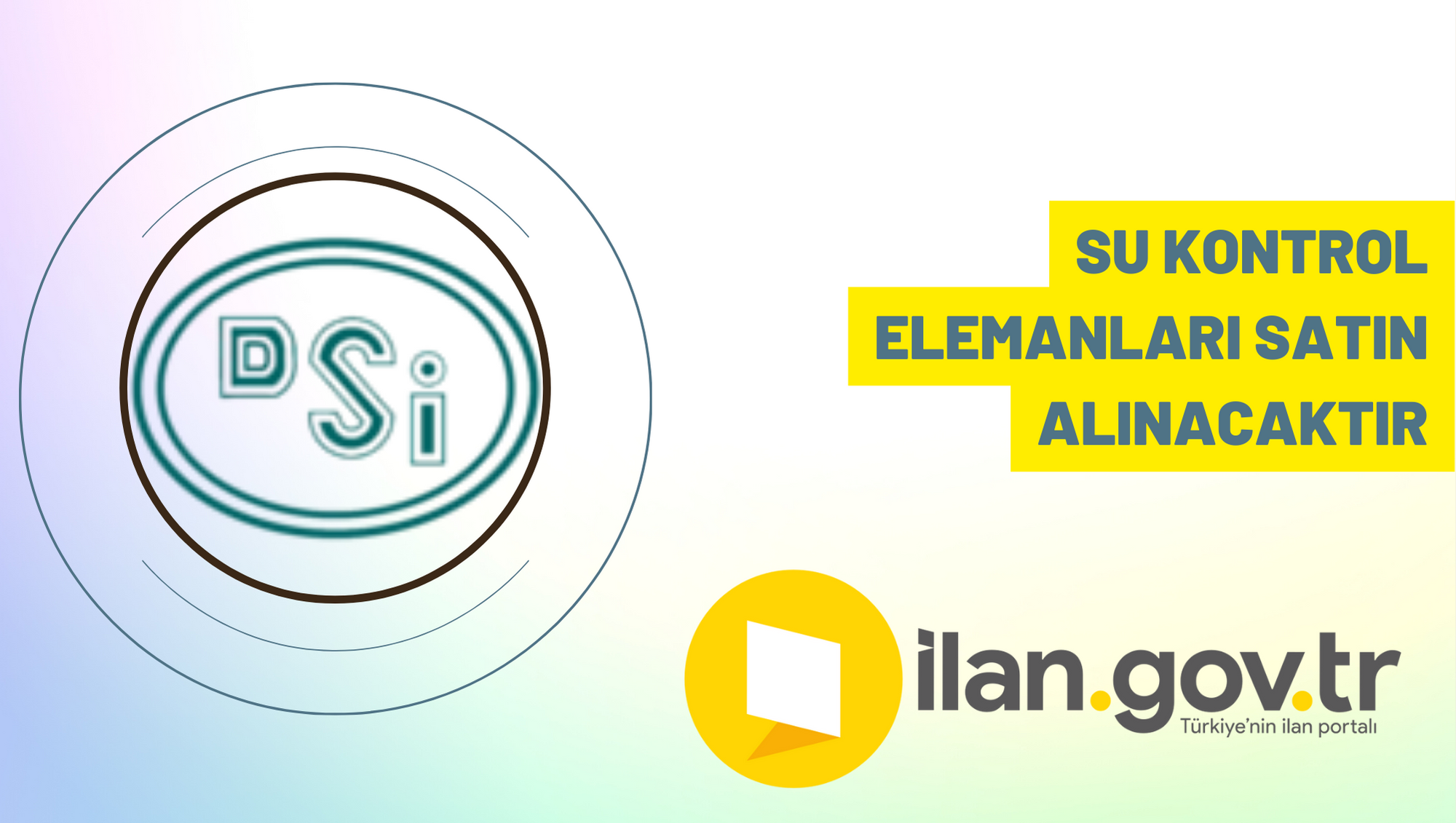 Su kontrol elemanları satın alınacaktır