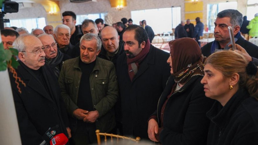 BAŞKAN GÜRÜN KILIÇDAROĞLU İLE BİRLİKTE DEPREM BÖLGESİNDE