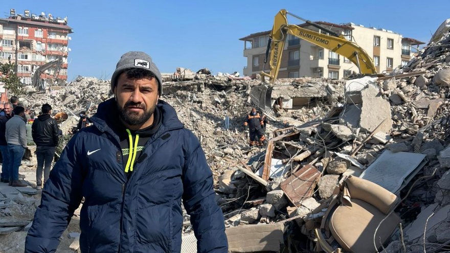 MUĞLALI BAŞPEHLİVAN DEPREM BÖLGESİNDE KURTARMA ÇALIŞMALARINA KATILIYOR