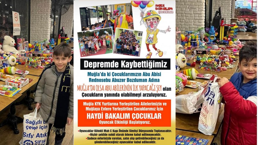 MUĞLA GÖNÜLLÜLERİNDEN OYUNCAK KAMPANYASI