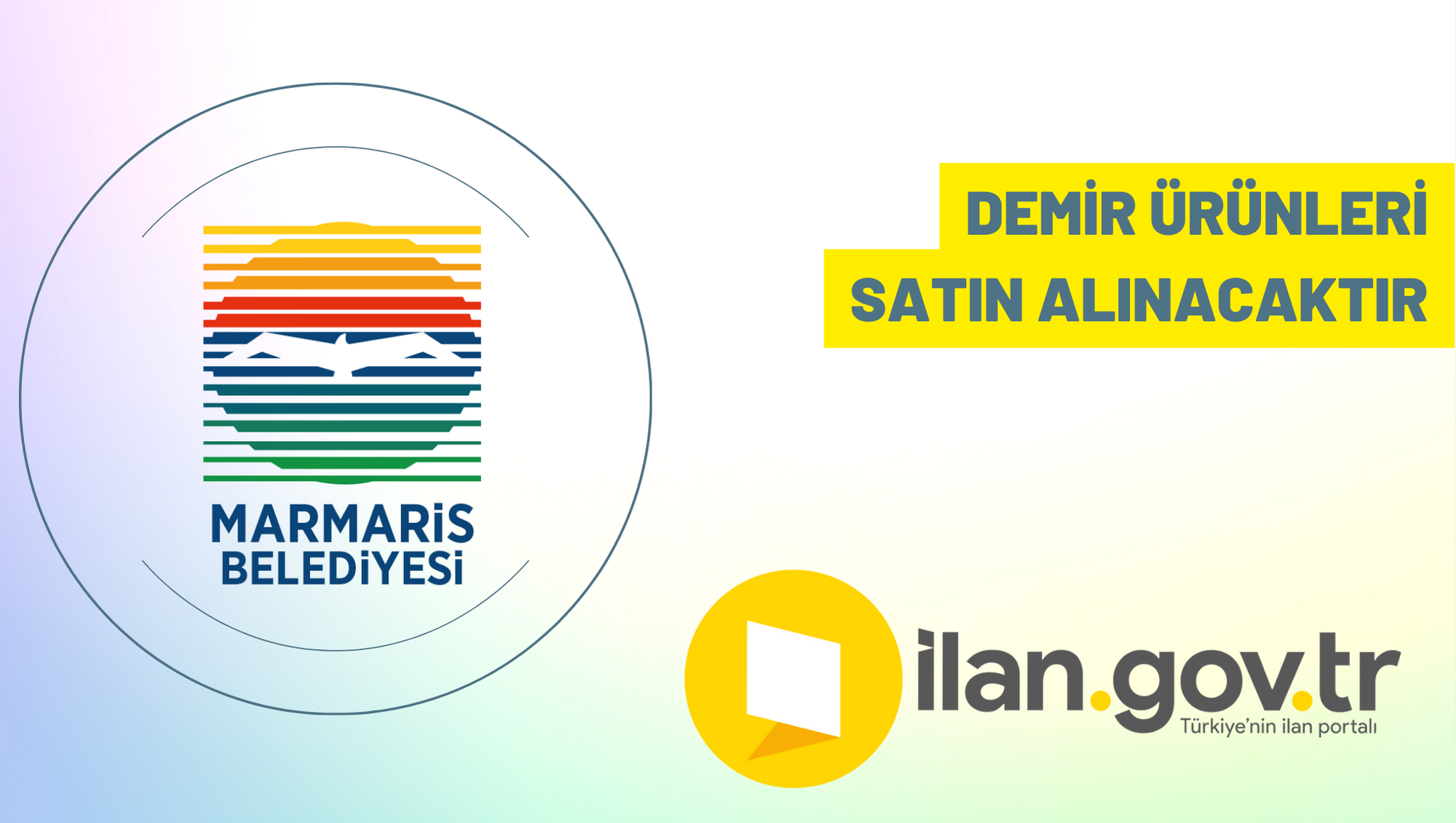 Demir ürünleri satın alınacaktır