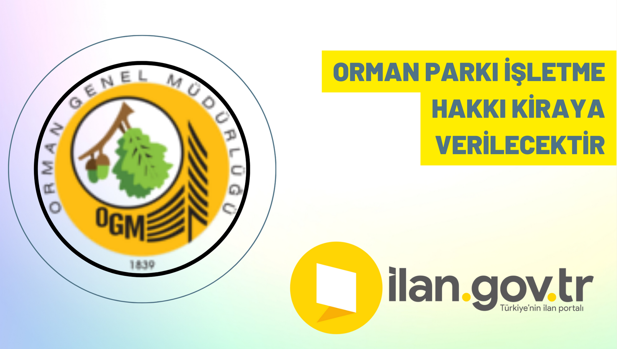 Orman parkı işletme hakkı kiraya verilecektir
