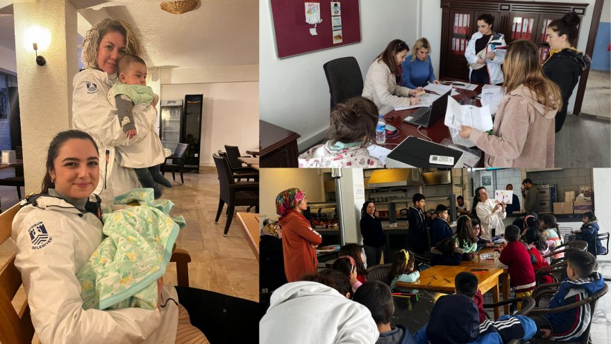 Bodrum’a gelen depremzedelerin ihtiyaçları gideriliyor