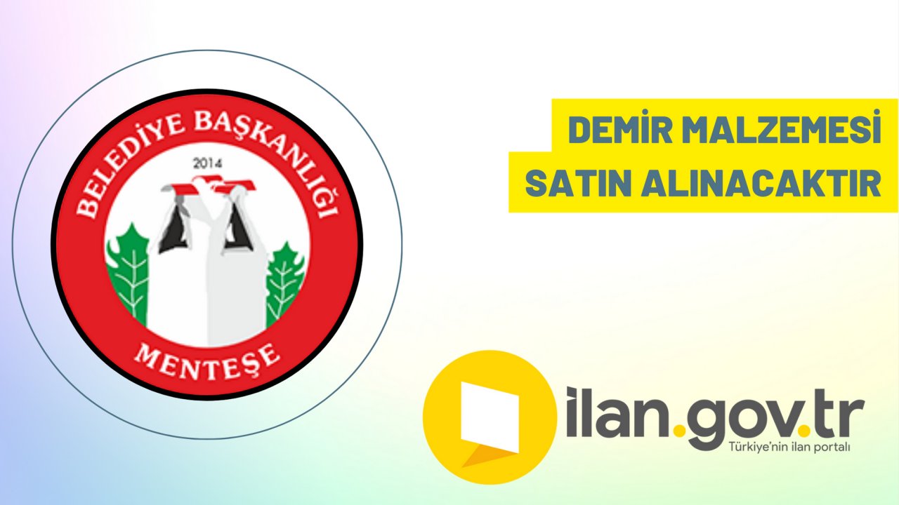 Demir malzemesi satın alınacaktır