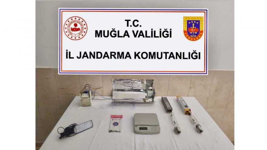 Datça’da uyuşturucu madde imal ettiği iddia edilen şahıs yakalandı