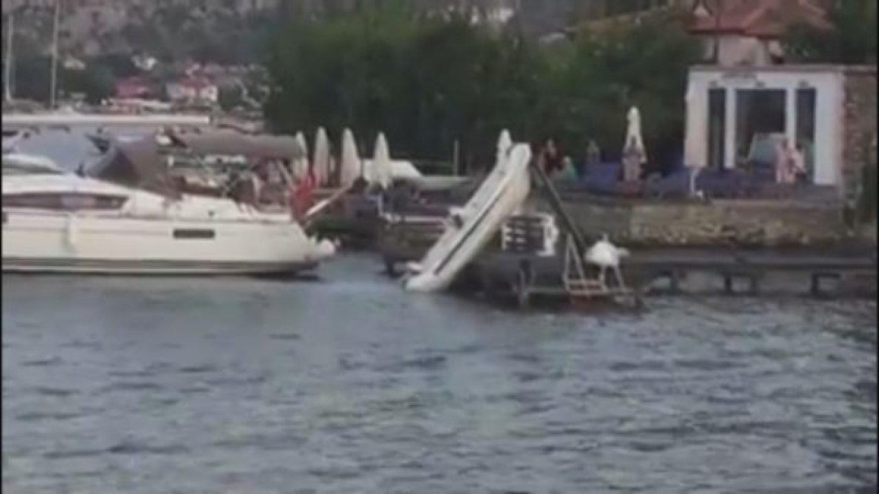 Sahilde korku dolu anlar yaşandı