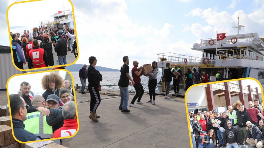 YUNANİSTAN’DAN BODRUM’A DAYANIŞMA ZİNCİRİ