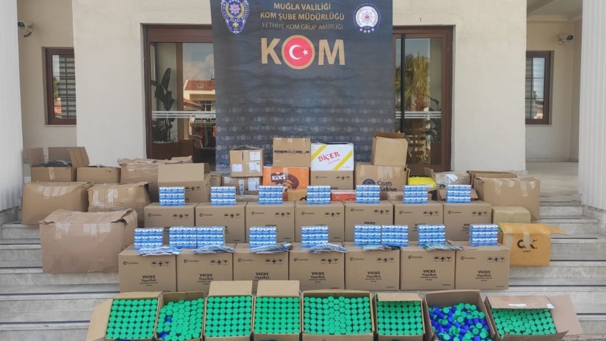 Sahte krem ürettiği öne sürülen şüpheli yakalandı