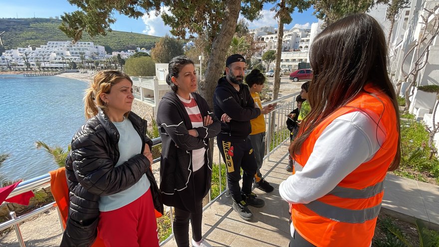 Hataylı afetzede ikinci deprem sonrasında sokağındaki yıkımı görüntüledi