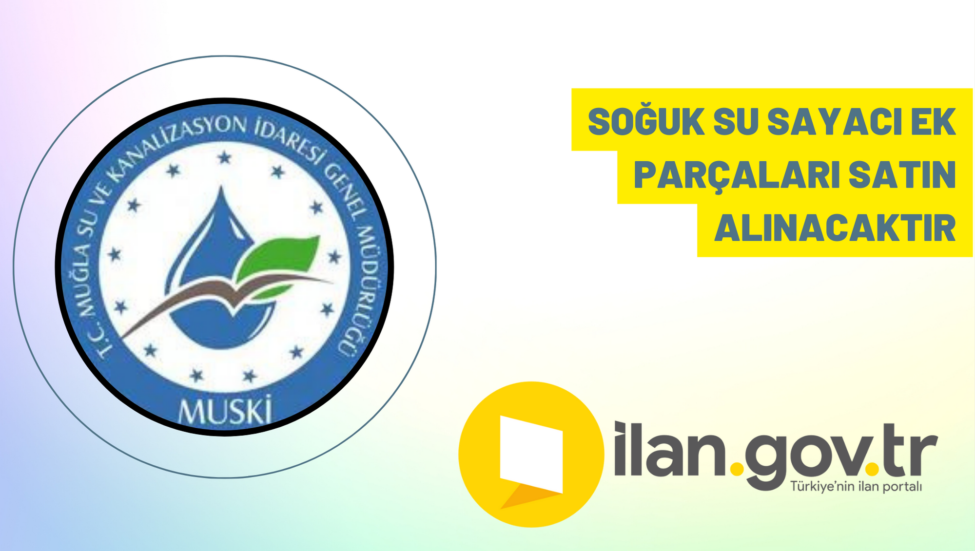 Soğuk su sayacı ek parçaları satın alınacaktır