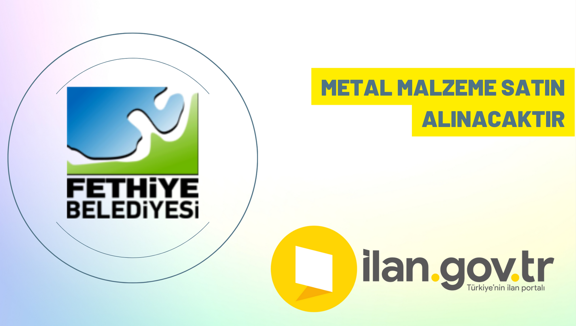 Metal malzeme satın alınacaktır