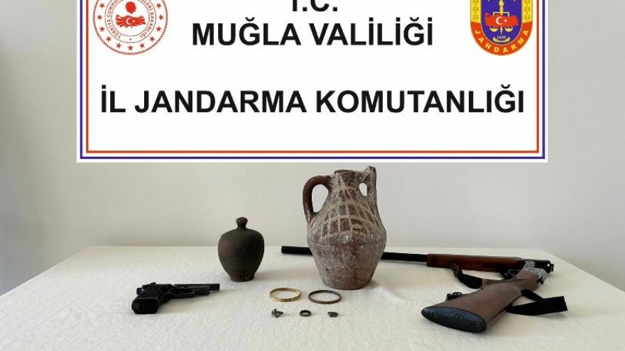 Seydikemer ve Fethiye’de tarihi eser operasyonu