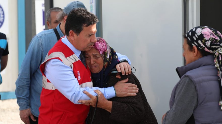 Başkan Aras yeniden deprem bölgesine gitti