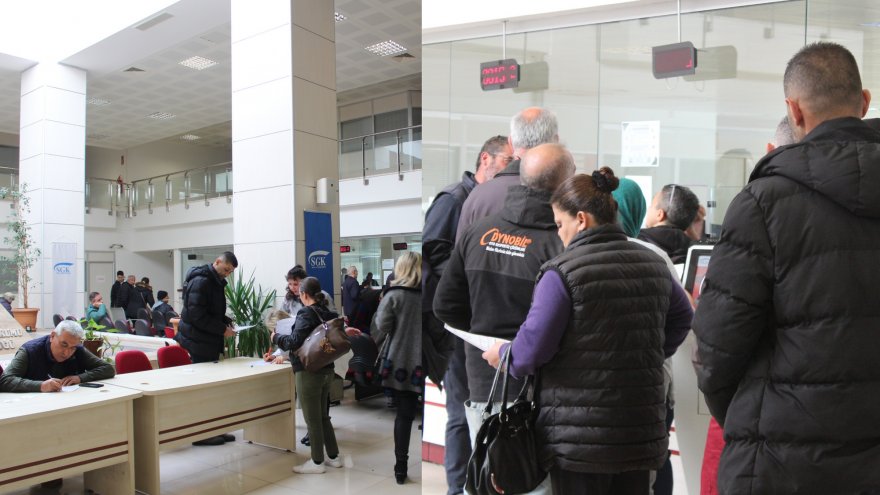 Muğla SGK’da EYT yoğunluğu