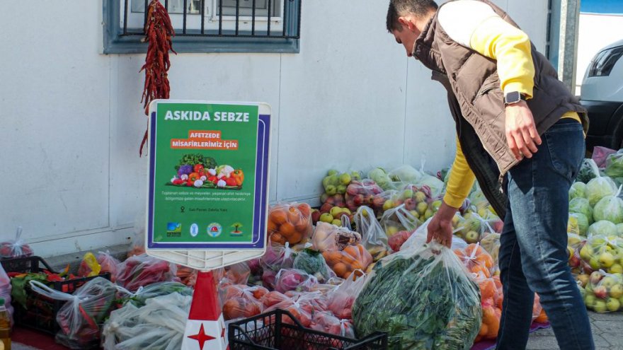 Fethiye'de depremzedeler için 