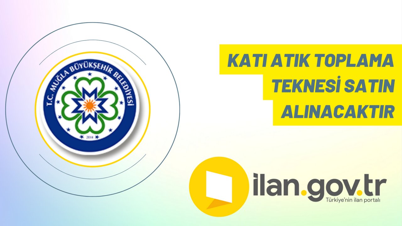 Katı atık toplama teknesi satın alınacaktır