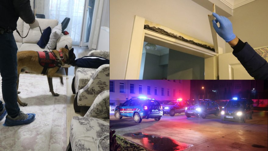 Milas’ta 10 ayrı adreste eş zamanlı operasyon