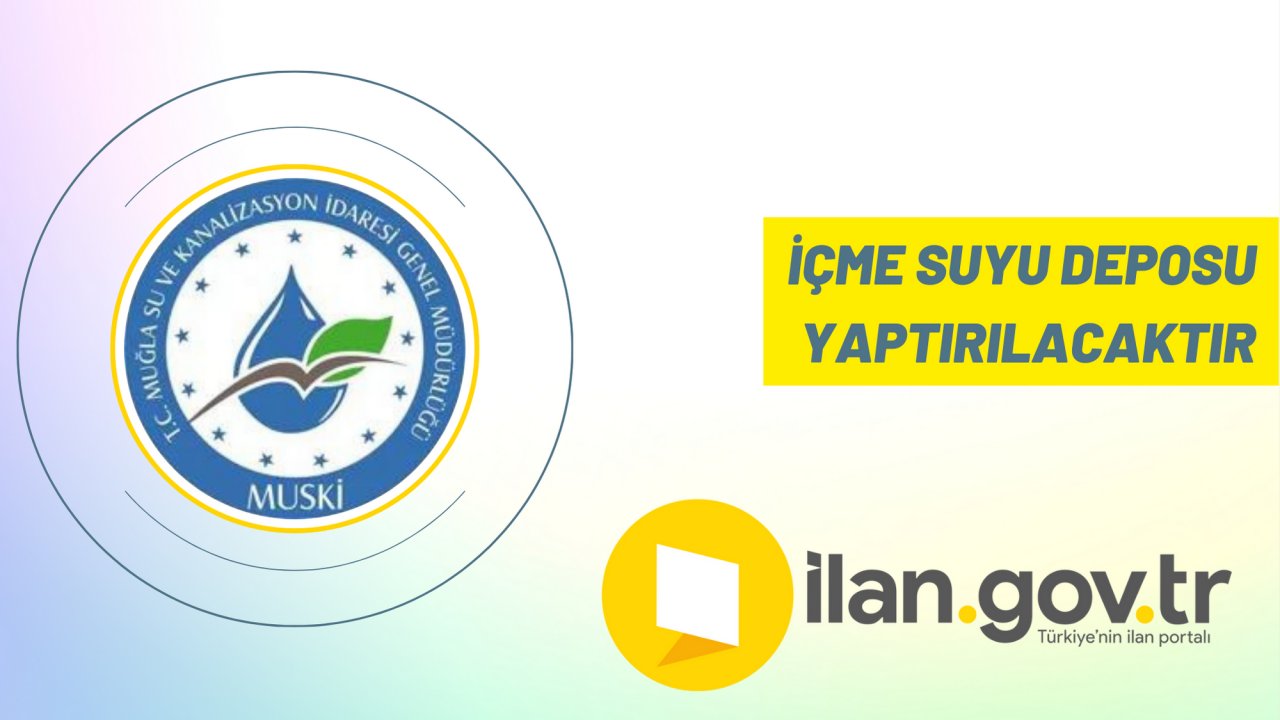 İçme suyu deposu yaptırılacaktır