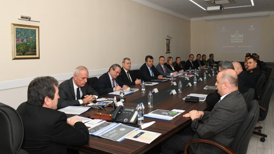 MUĞLA İL SEÇİM GÜVENLİĞİ TOPLANTISI YAPILDI