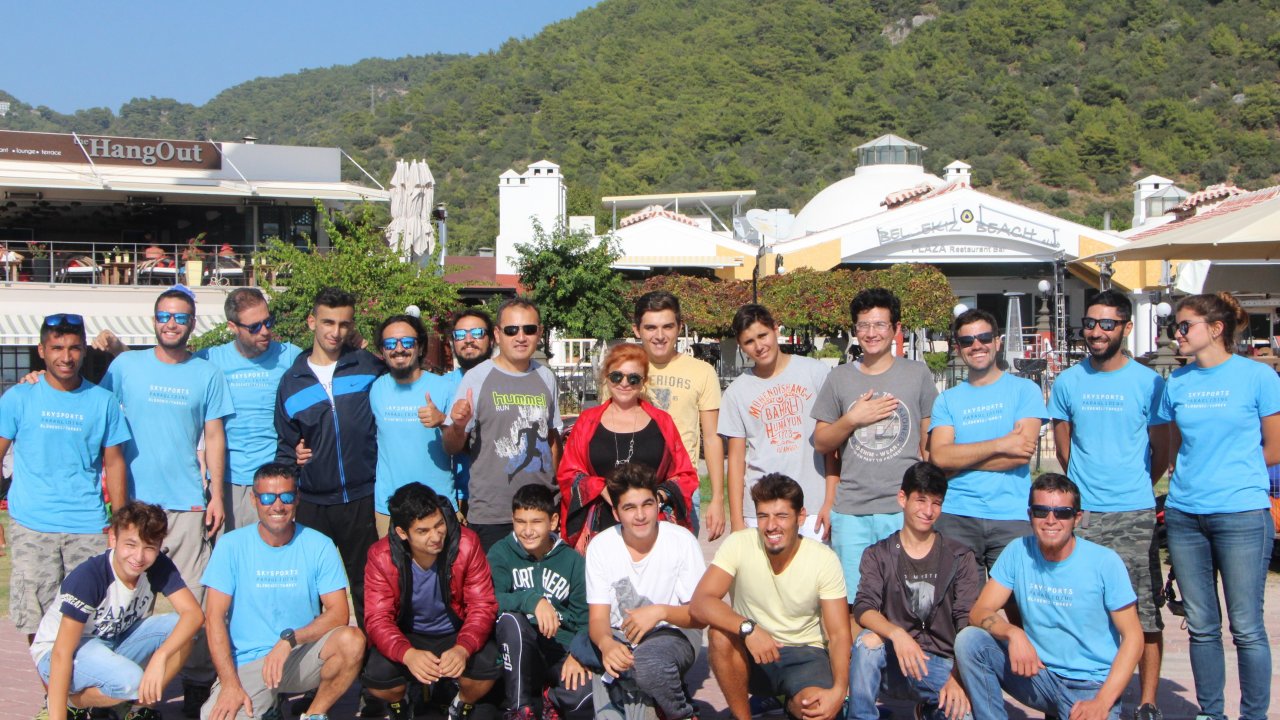 Sevgi Evleri çocukları havada adrenalin yaşadı