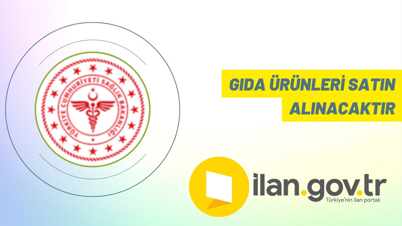 Gıda ürünleri satın alınacaktır