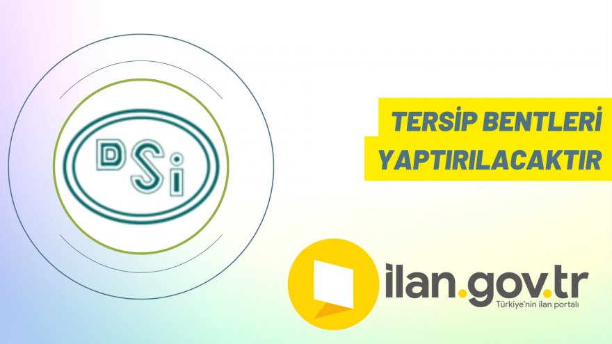Tersip bentleri yaptırılacaktır