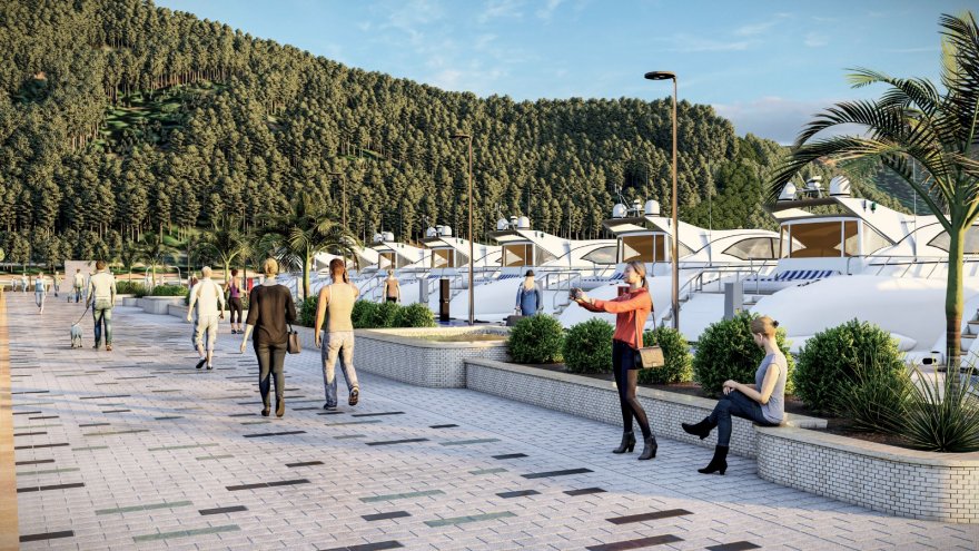 Marmaris Yat Limanı’nda çalışmalar sürüyor